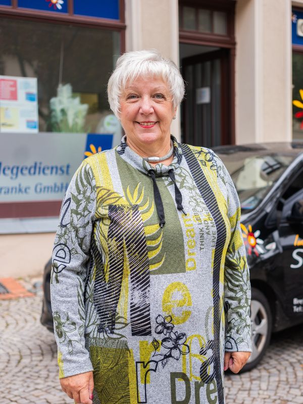 Sabine Röhr-Franke als Geschäftsführerin der Pflegedienst Sabine Röhr-Franke GmbH